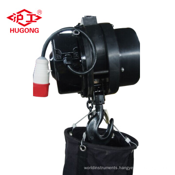 Overload protection electric theatre Chain truss motor 500KG black stage show Hoist